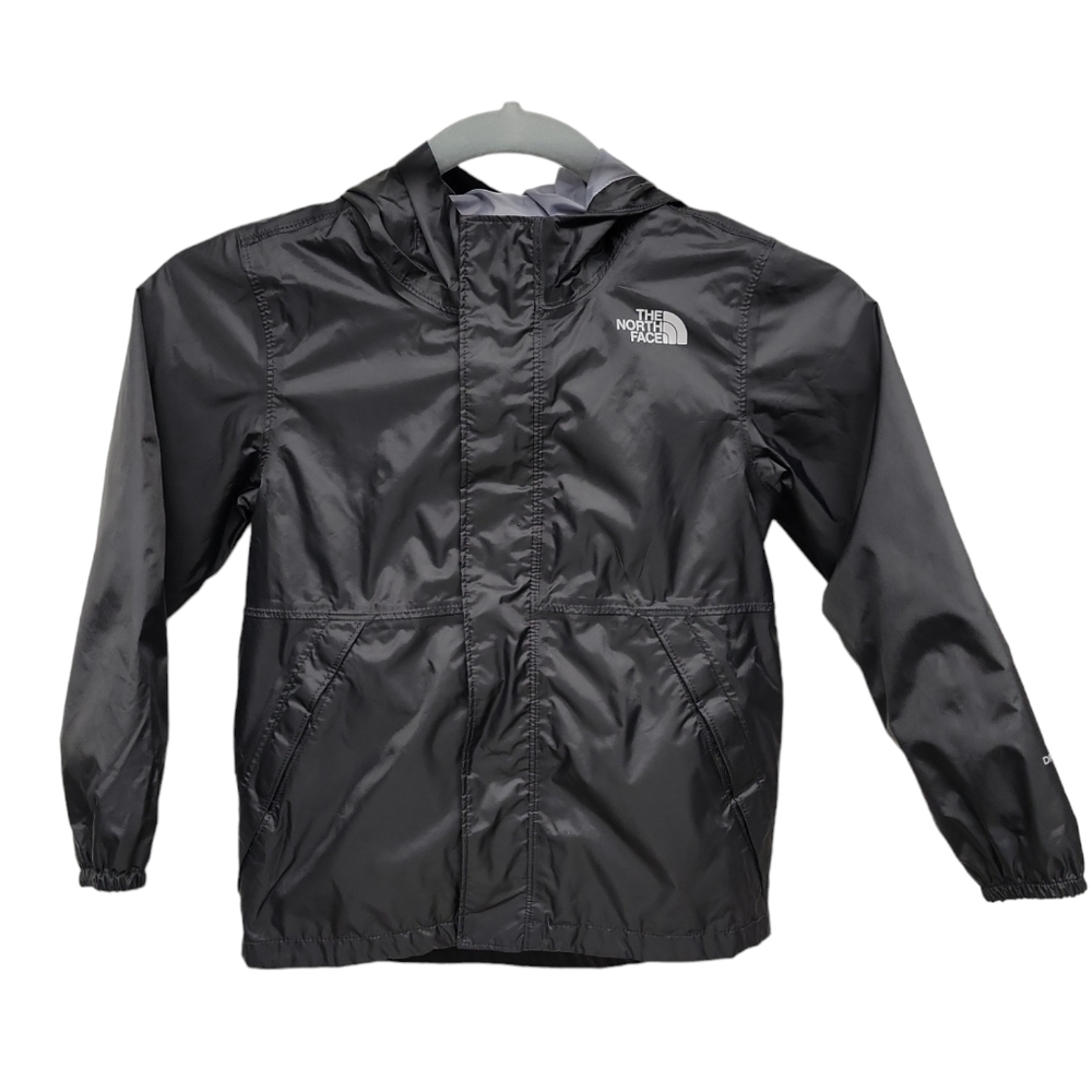 The North Face Kids Black Raincoat with Hood